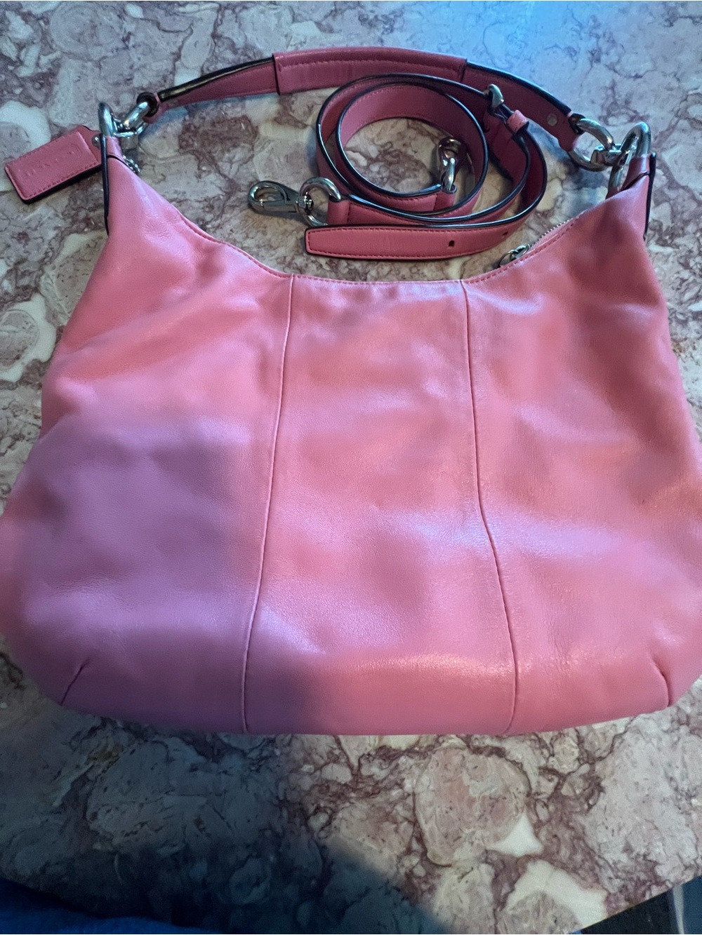 Coach Kristin Rose Crossbody Or Shoulder Bag with Front Flap F 22306 Immaculate - Picture 7 of 10